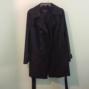 London Fog rain coat, XL, black
